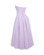 Aaliyah | Violet Corset Midi Dress