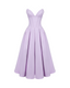 Aaliyah | Violet Corset Midi Dress