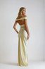 Yvette | Satin Backless Maxi Dress