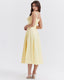 Anora | Yellow Sleeveless Midi Dress