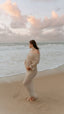 Elvira | Maternity Elegant Off Shoulder Maxi Dress
