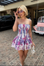 Elise | Bubblegum Mini Dress