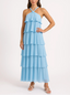 Rinasa | Ruffle Backless Maxi Dress