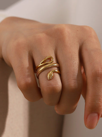 Phoebe | Adjustable Snake Ring