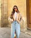 Rebecca | Cropped Belted Trench Coat