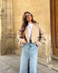 Rebecca | Cropped Belted Trench Coat