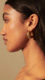 Andrea | Gold-Plated Hoop Earrings