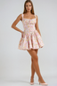 Erin | Floral Corset Mini Dress